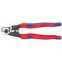 Nůžky na dráty dratěná lana kováno 190mm KNIPEX 9562190SB