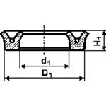 MAN 80x100x12 AU80 Rubena 092250