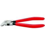 Kleště štípací boční 160mm pro plasty čelisti zahnuté v úhlu KNIPEX 7211160