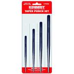 Sada průbojníků kuželových 3-6mm 4ks Kennedy KEN5181550K