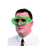 Brýle ochranné, proti prachu, zelené Sitesafe SSF9600500K