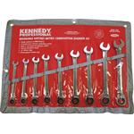 Sada klíčů ráčnových 8-19 3ks 4v1 s páčkou Kennedy KEN5826796K