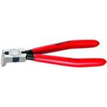 Kleště štípací boční 160mm pro plasty čelisti zahnuté v úhlu KNIPEX 7221160